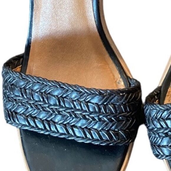 Anthropologie Lien Do Black heels Size 9 - Picture 7 of 7